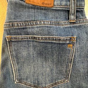 Madewell Slim Boy Blue Jean Soft Raw Denim Size 24